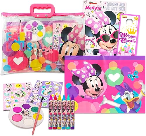 Miniatura 1 de Minnie Mouse Kit para colorear y actividades, paquete con libro para colorear de Minnie Mouse, calcomanías, pintura, actividades y más  Juego de