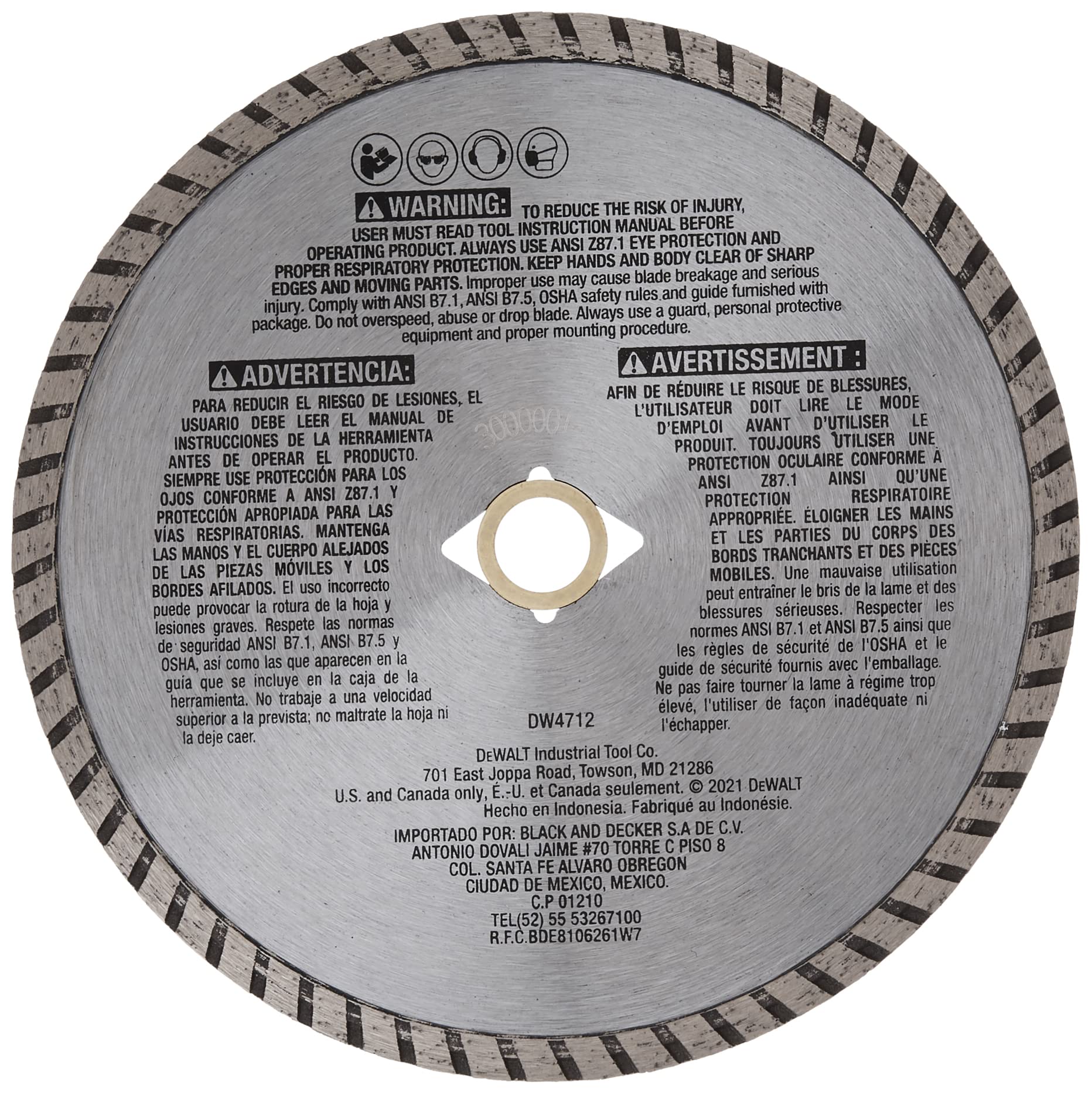 DEWALT Diamond Blade - Block & Brick Cutting -5