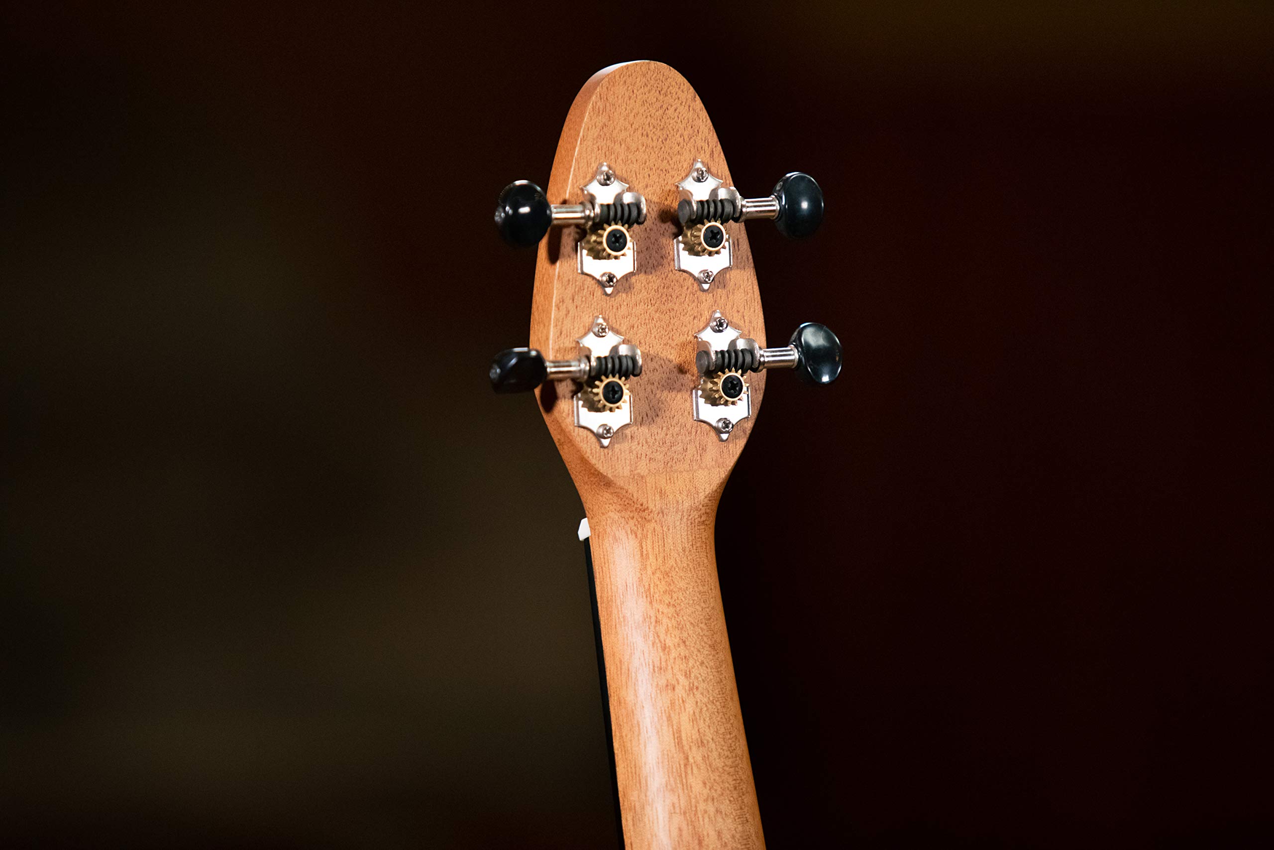 Ortega Guitars Ukelele Soprano - Keiki K2 con diseño Totem - incluye afinador, 5 puas de grosor medio y funda estilo bolsa con cuerdas con logo Keiki - madere de Kauri, K2-TM