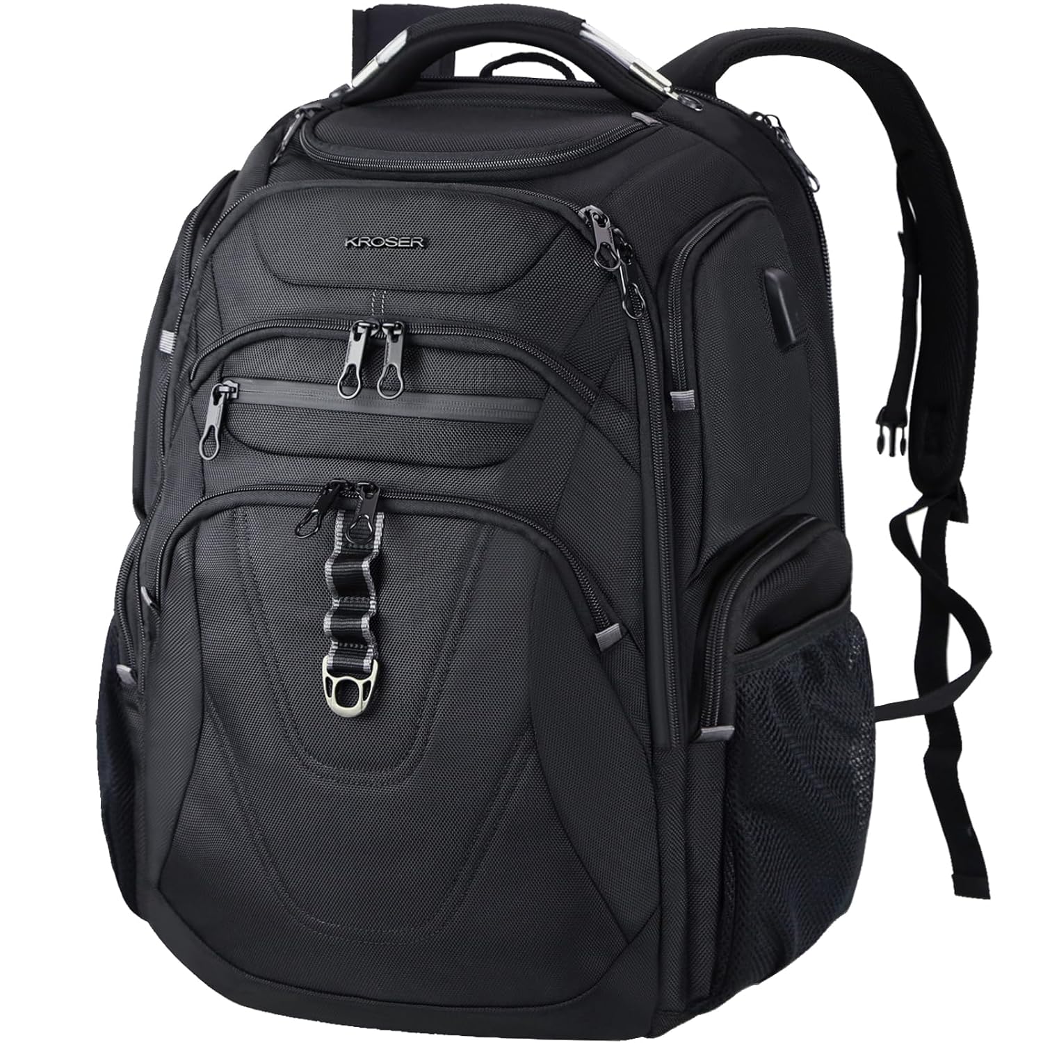 KROSER TSA Friendly Travel Laptop Backpack 18 4 inch XXXL Gaming Backpack Water-Repellent College Daypack Business Backpack with