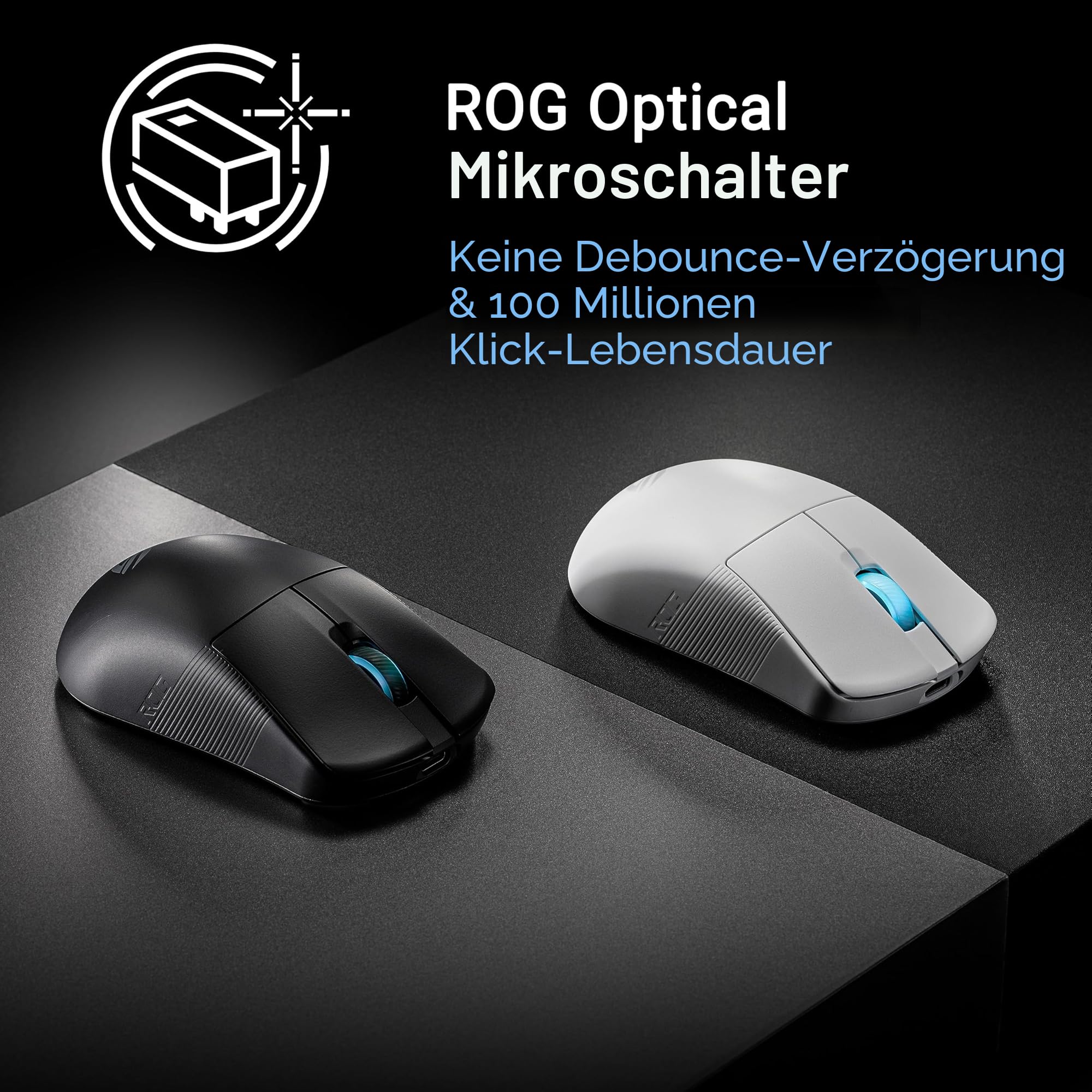 Asus ROG Harpe Ace Mini White kabellose ESport Gaming Maus mit nur Gewicht – Bild 6