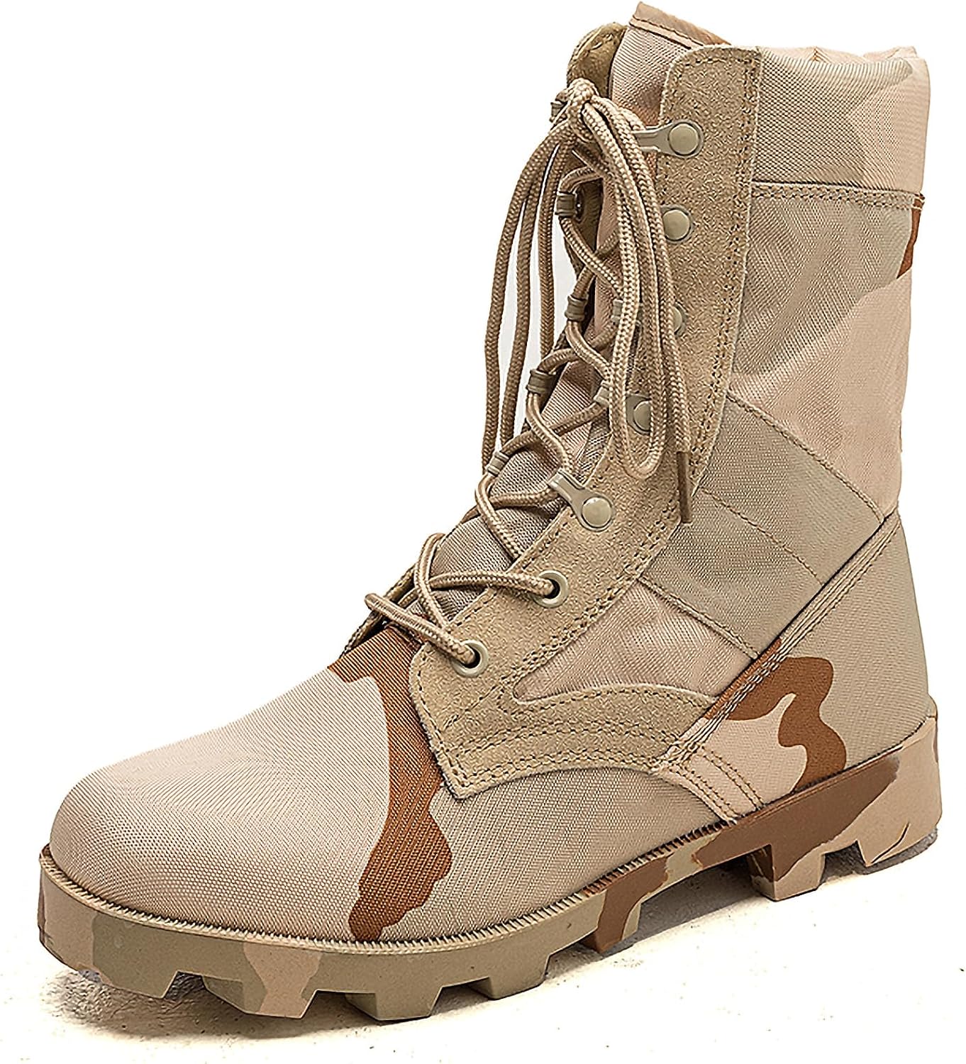 Men's Camouflage Boots Waterproof Hiking Boots for Men Tactical Military Combat Boots Outdoor Trekking Shoes Non-Slip Jungle Adventure Boots
