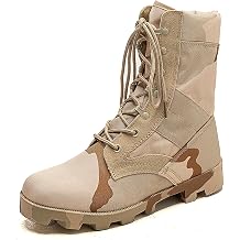 Mens Camouflage Boots Waterproof Hiking Boots for Men Tactical Military Combat Boots Outdoor Trekking Shoes Non-Slip Jungle Adventure Boots