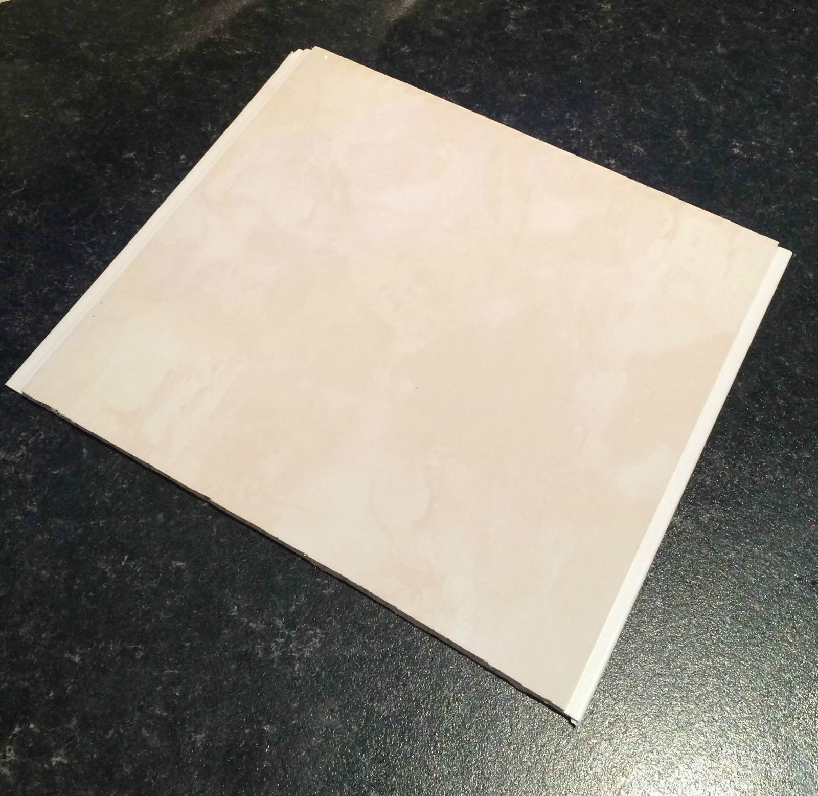 Buy Beige Marble 8mm Wall Panels Bathroom Ceiling Panels Kitchen PVC