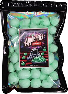 Crazy Nate’s Apple-flix Crunch - Sweet & Tangy Apple Snack Explosion, Green