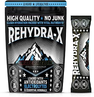 Rehydra-X, Watermelon Electrolyte, Hydration & Recovery Powder, Coconut Water, Muscle Recovery & Bounce-Back After Late Nights