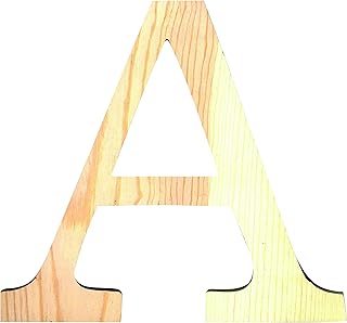 Artemio 14001107 Wooden Letter A Upper Case-19 Cm