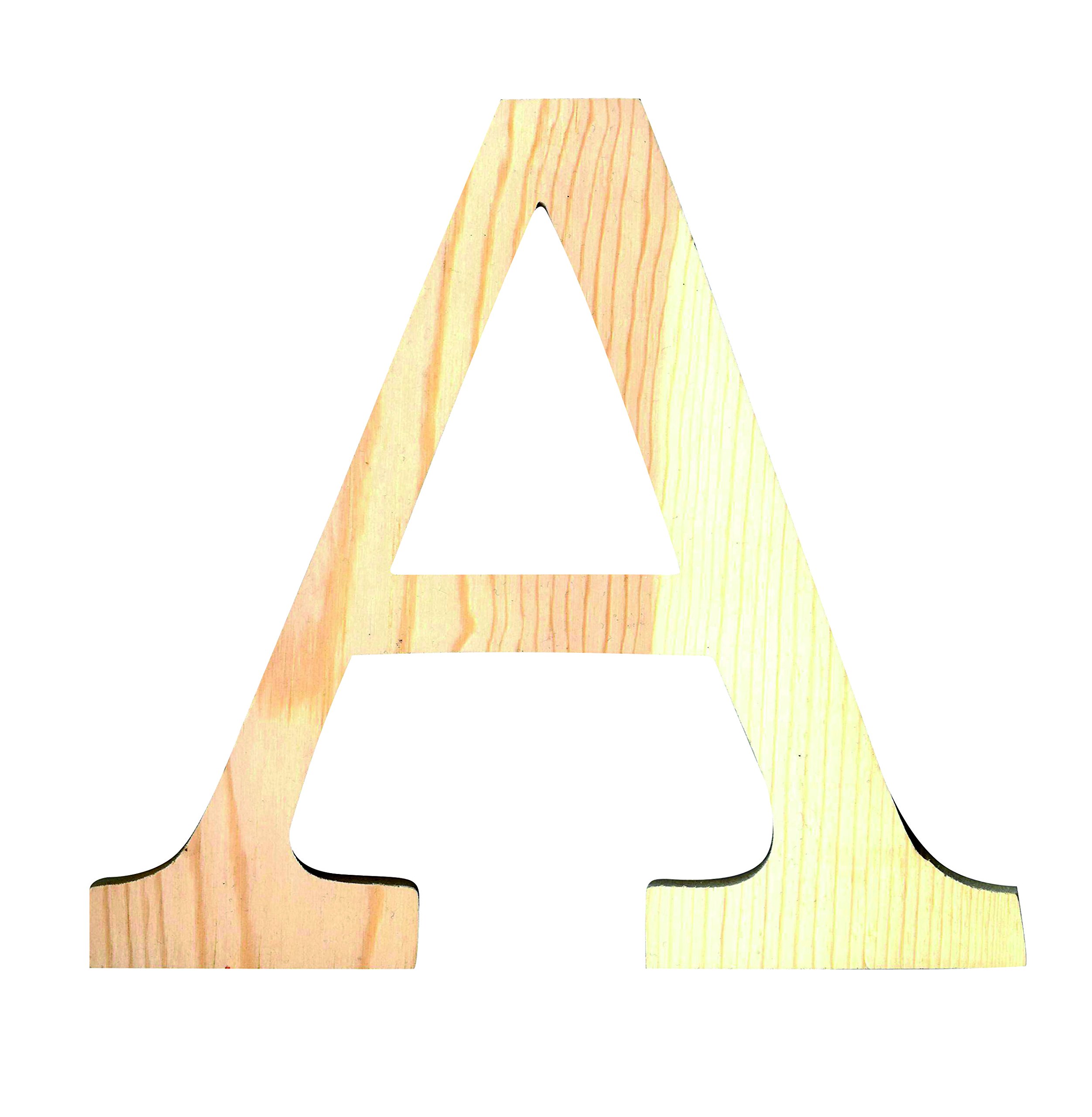 Artemio 11.5 cm Wooden Letter A in Upper Case, Beige