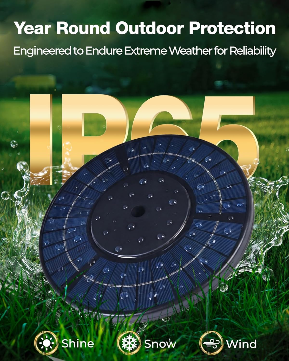 Flag Pole Light Solar Powered, 160 LED High Lumen Solar Flag Pole Light Top Mount, Up to 12 Hours of Lighting, Flagpole Light for 15-30 Ft Poles, IP65 Waterproof Outdoors, Auto On/Off, Black