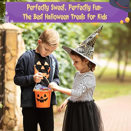 Miniatura 3 de Mezcla de dulces de Halloween  Bolsa a granel de 2 libras de caramelos envueltos individualmente perfectos para dulce o truco, desfiles con