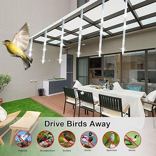 Miniatura 2 de Cinta holográfica para ahuyentar aves (doble cara)