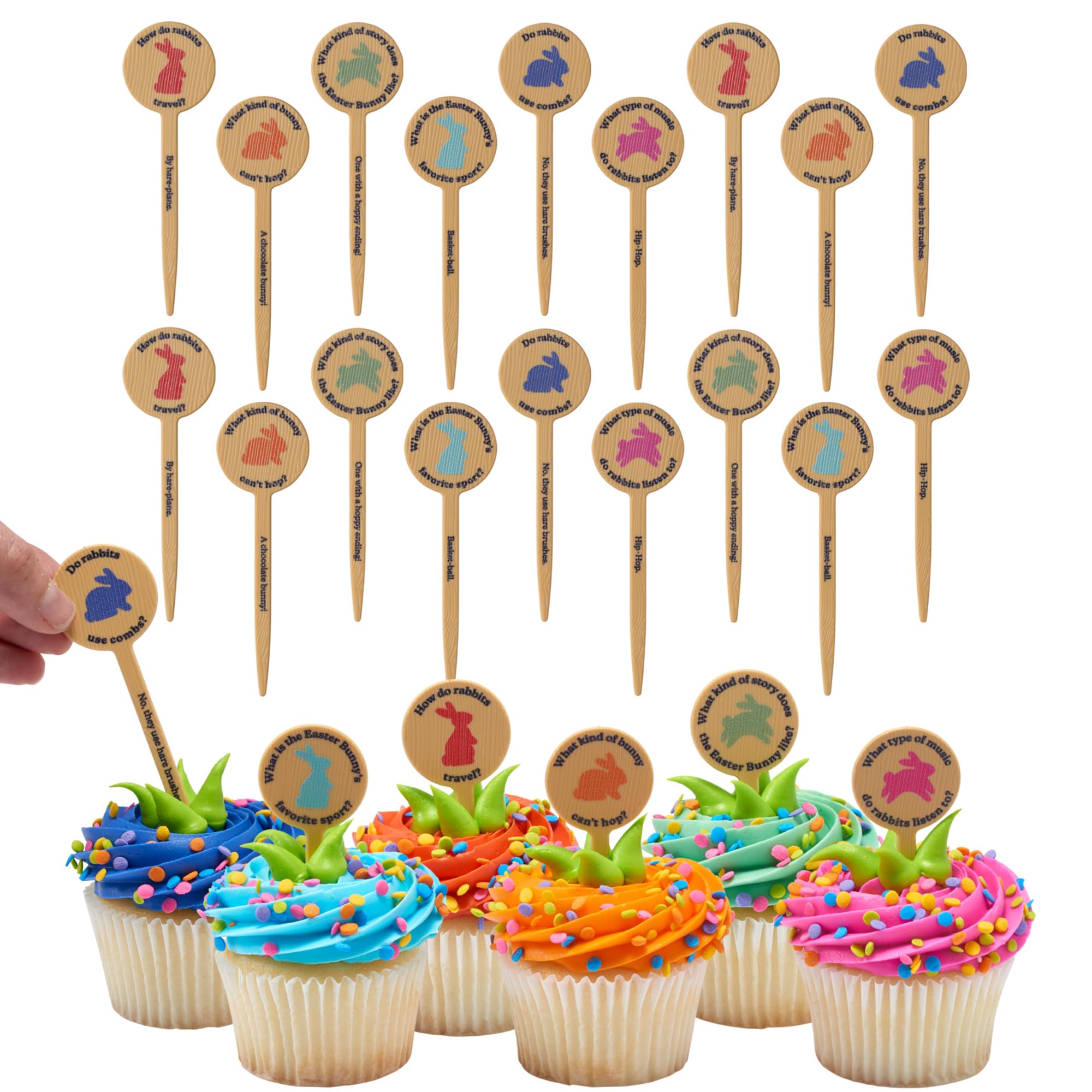 Evita postres aburridos usando conejito de Pascua para dulces y pasteles DecoPac 8