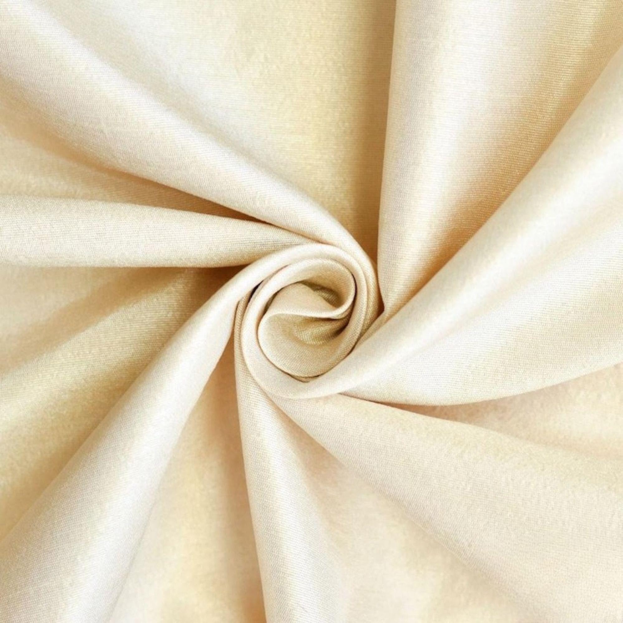 Fabric Mart Direct Cream Silk Dupioni Fabric By The Metre, 3 Continuous Metres 104 cm Width Slubbed Dupioni Silk Solid Color Ivory Wholesale Combination Upholstery Fabric for Curtains Bridal Dress โ image 1
