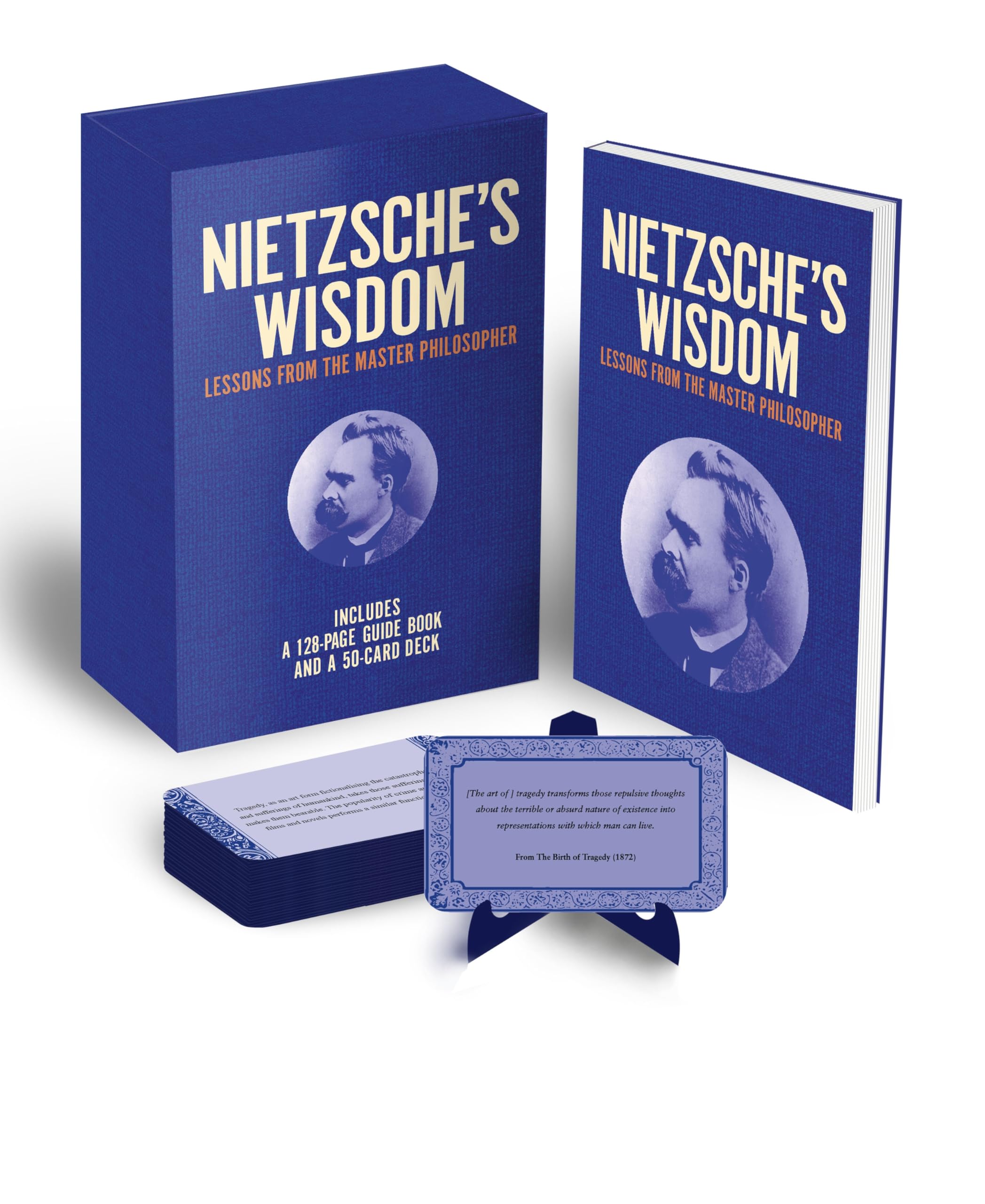 Nietzsche's Wisdom Book & Card Deck: Includes 128-page guide book and a 50-card deck (Arcturus Inspiration Kits)