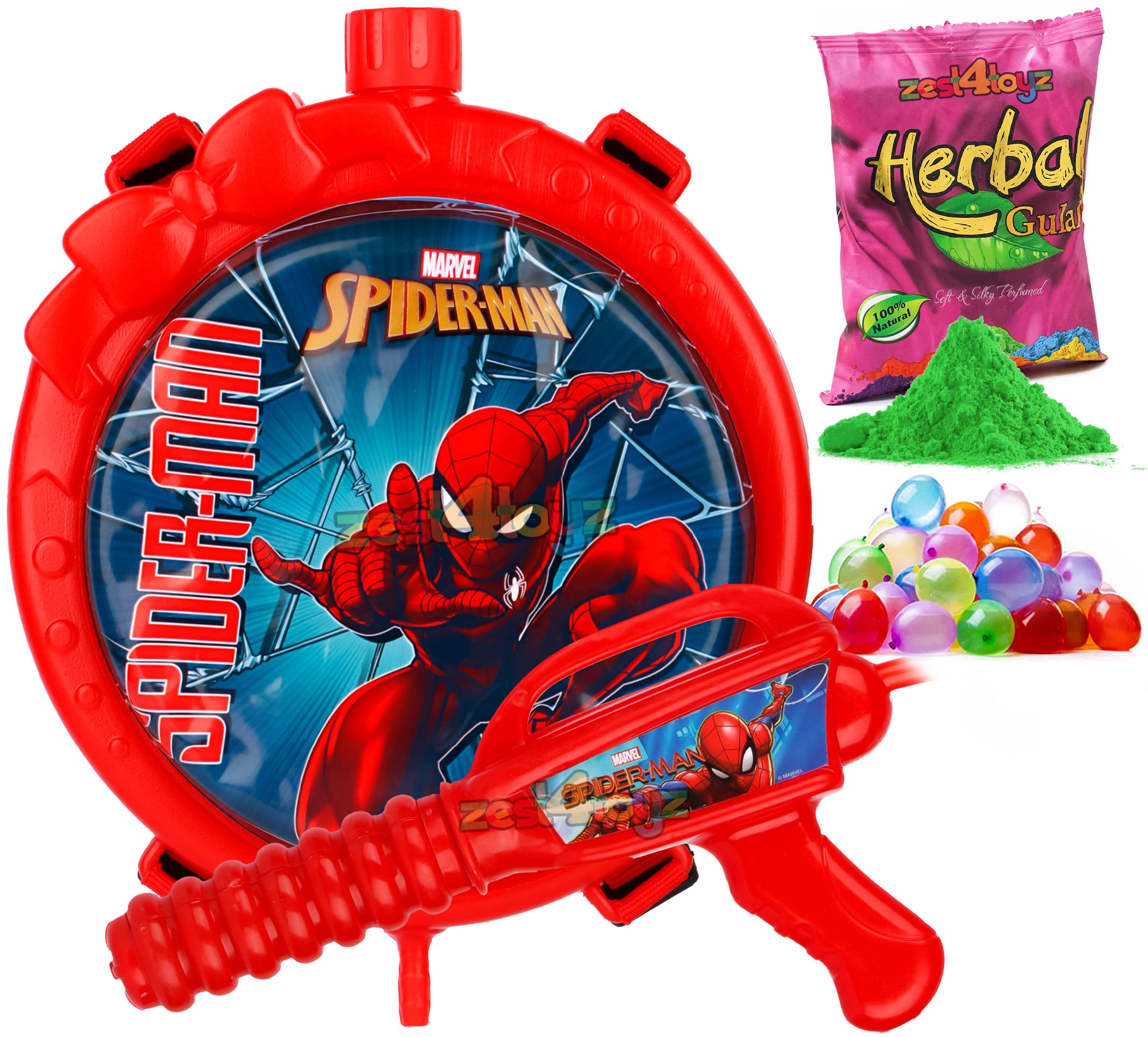 Zest 4 Toyz Holi Water Gun with High Pressure Holi Pichkari with Back Holding Tank & Get 100 Water Balloons Tank Capacity 1.25 liters - Rabbit Tank (B08XXC8382) Amazon Price History, Amazon Price Tracker