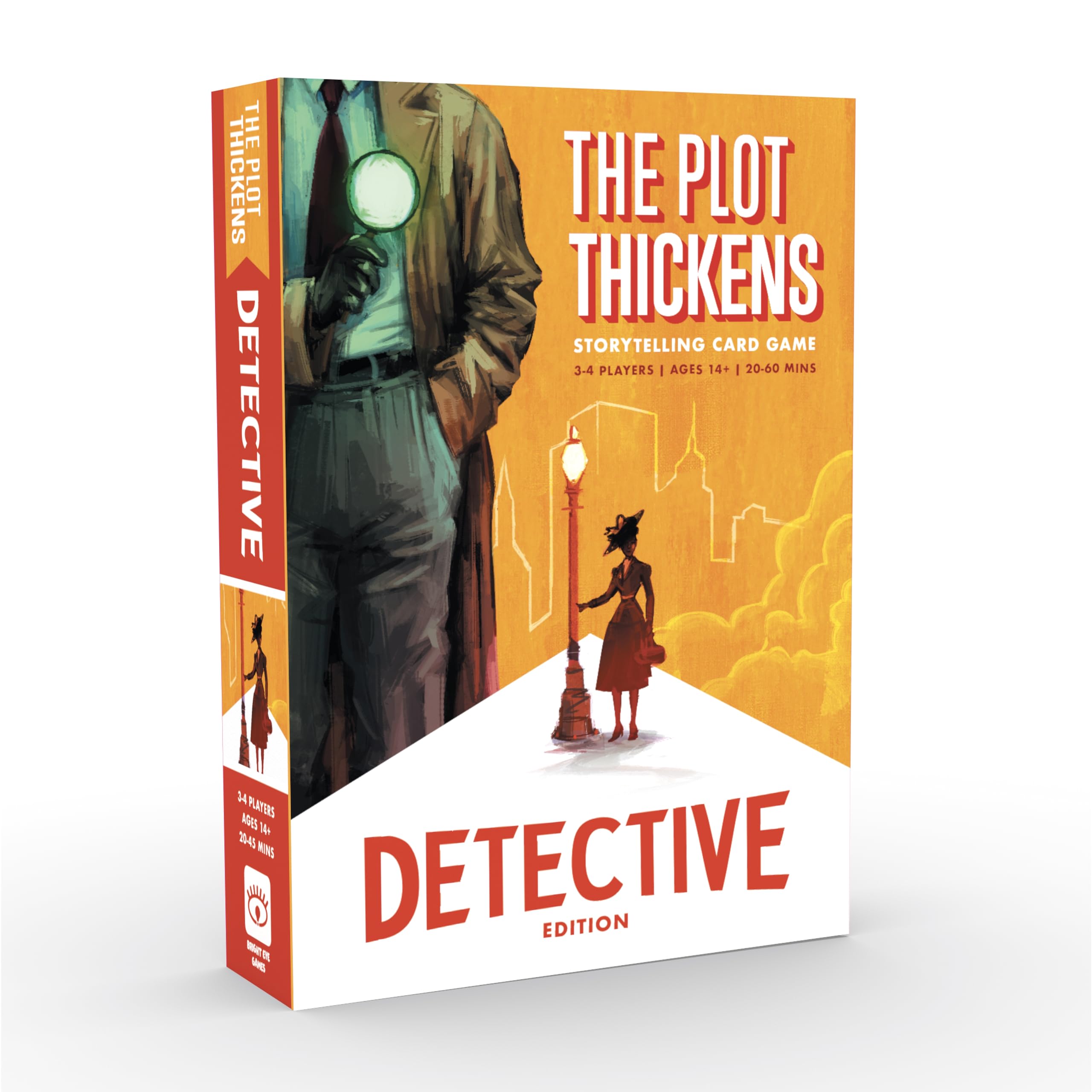 Bright Eye Games | The Plot Thickens Detective Edition | Storytelling Card Game Of Mystery Deduction Plot Points And Narrative Crafting | 3 To 4 Players | 20 Minutes