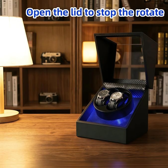 Oryx Watch Winder for 2/6 Automatic Watches, Automatic Watch Winders Box