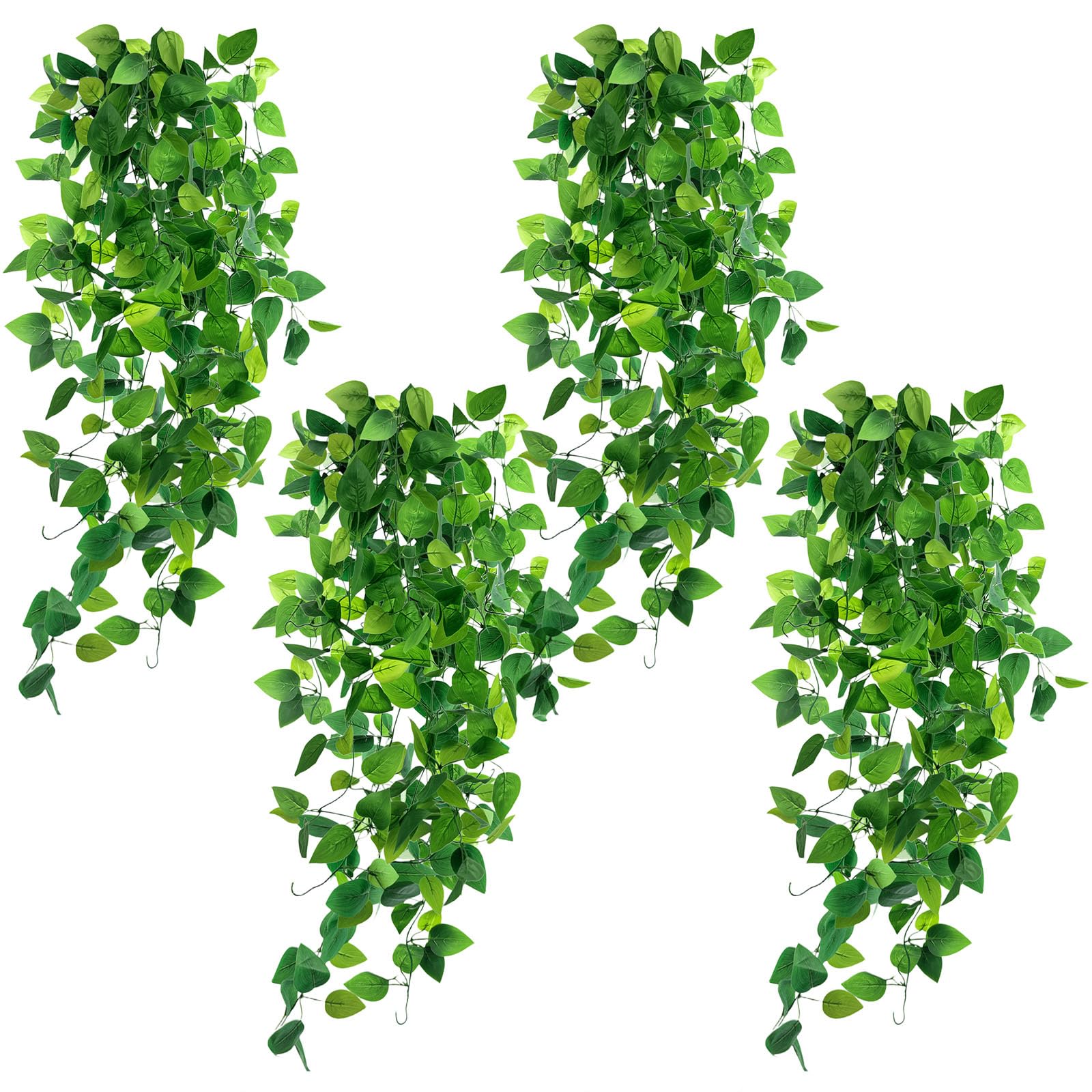 Snapklik.com : DomeStar 4PCS Fake Hanging Plants, Artificial Ivy Vines ...