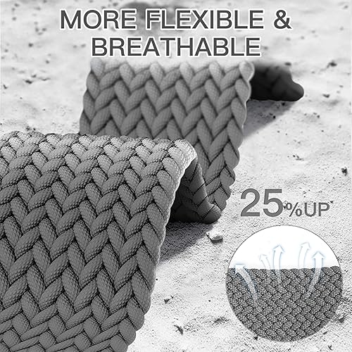 Miniatura 3 de Correas trenzadas para reloj Moonswatch, correa de nailon elástica de 0.78 pulgadas, compatible con reloj Omega X Swatch Moonswatch Speedmaster de