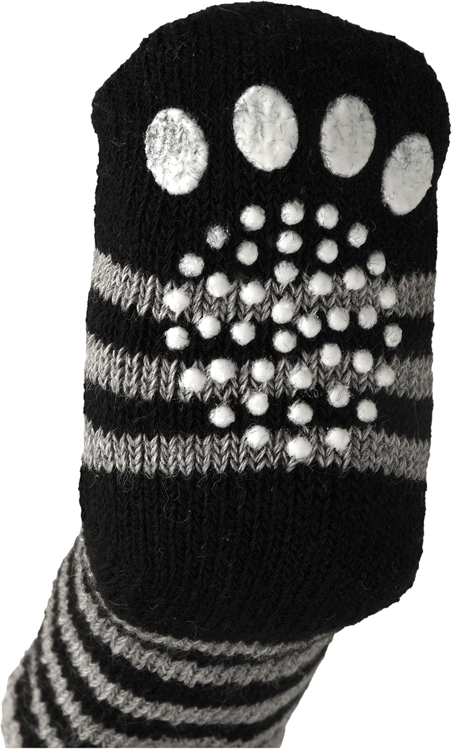 Karlie Dog Socks for Injured or Sensitive Paws, black / grey, 45mm - Image 3