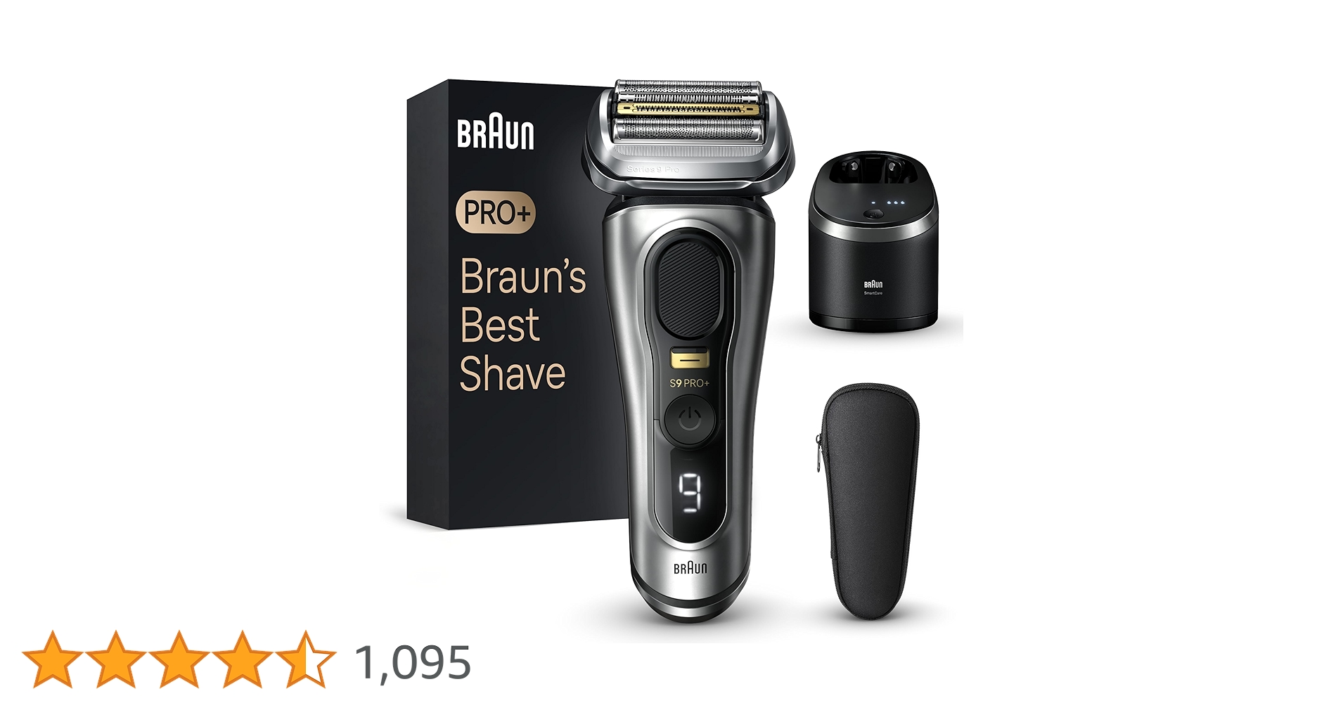美品 Braun S9Pro 9シリーズ メンズ 電気シェーバー Amazon.co.jp: Braun Series 9 PRO+ 男性用電動カミソリ、5つの