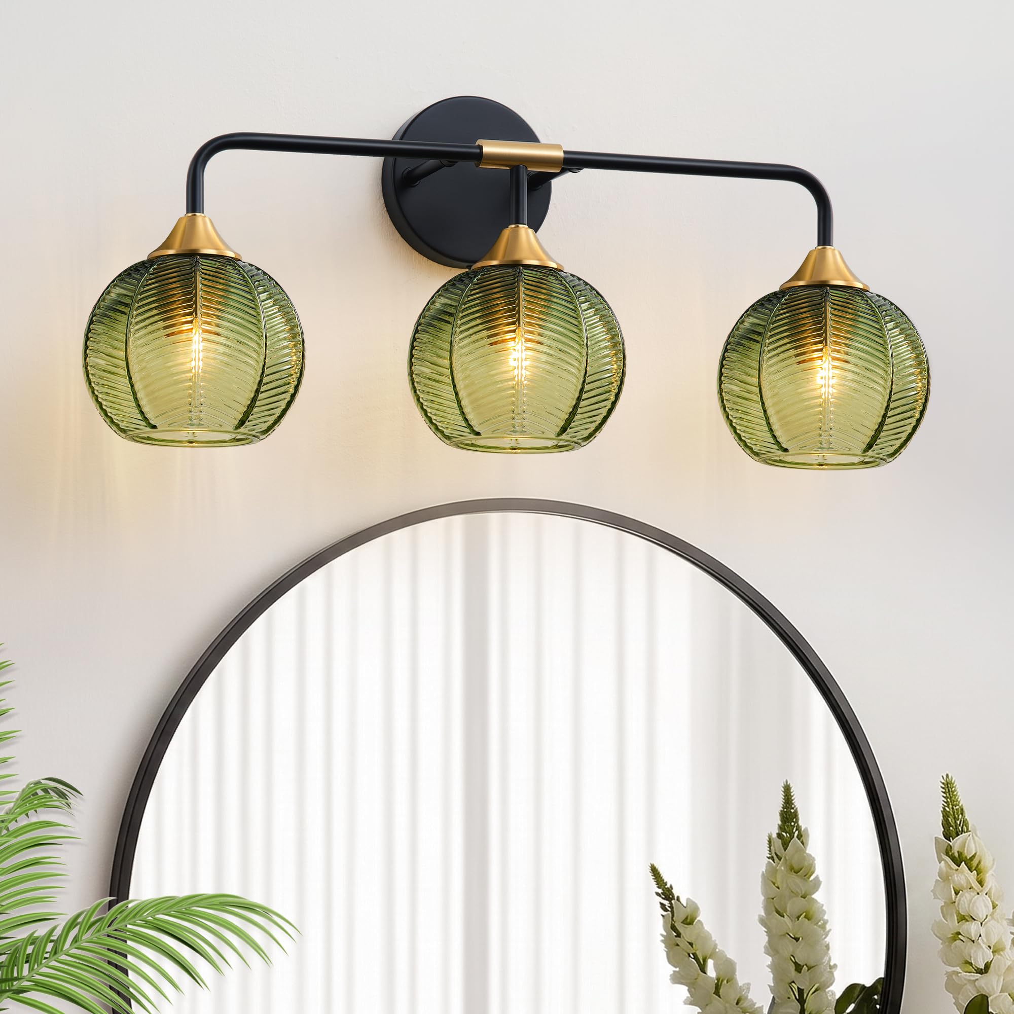 Photo 1 of GLOTHOR 3-Light Bathroom Vanity Light