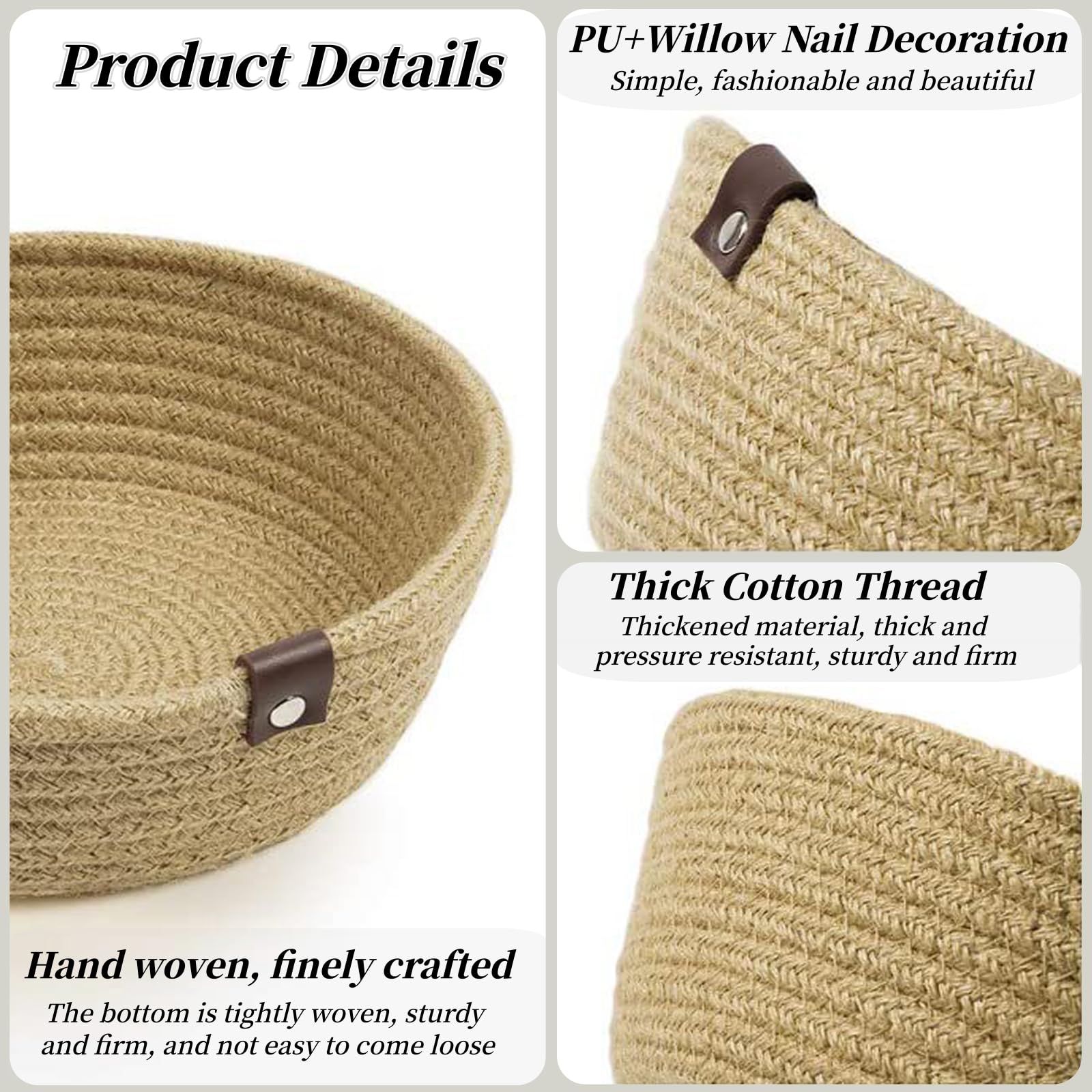 Artiss Ribbed Stone Vase — Warm Beige - Detail Shot