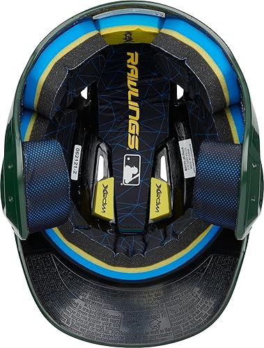 Miniatura 7 de Rawlings  Casco de bateo de béisbol MACH  Brillo  Tamaños JR y SR  Varios colores