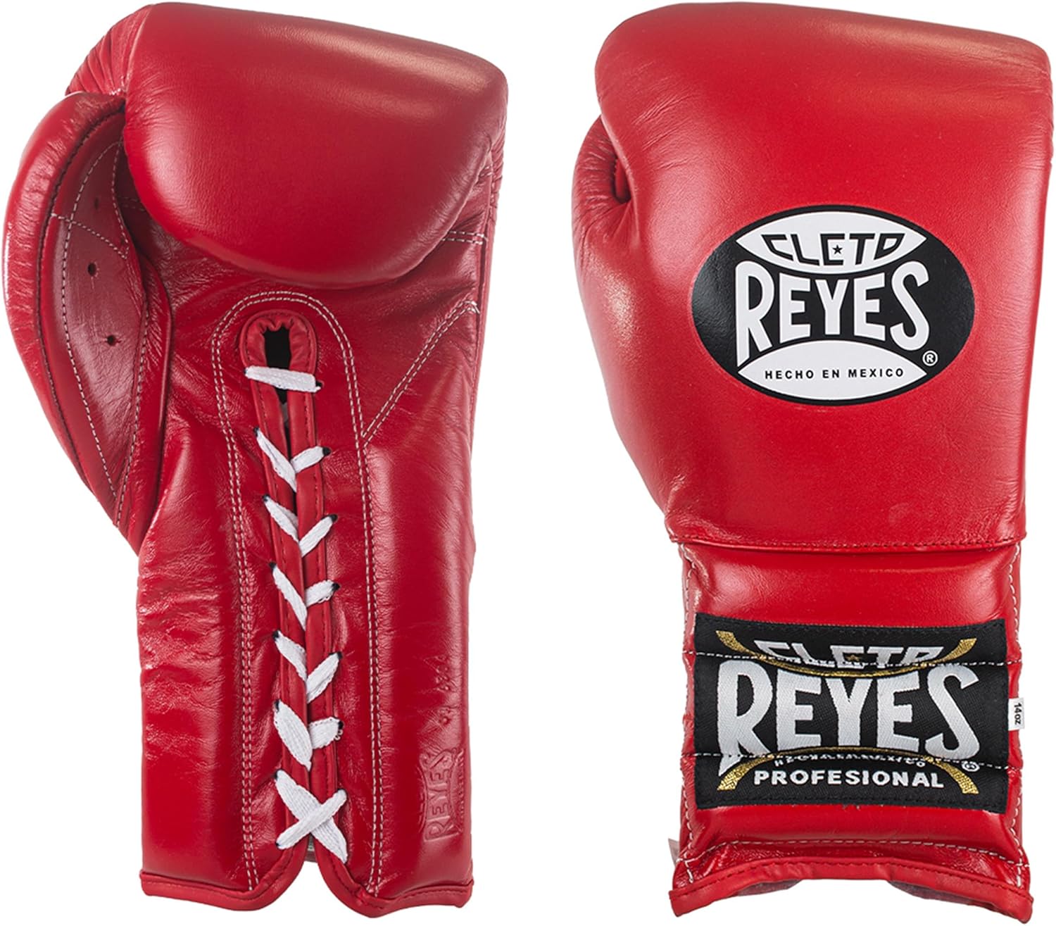 CLETO REYES Traditional Professional-Grade Boxing Gloves with Laces for Training, Sparring and Heavy Punching Bags for Men and Women, MMA, Kickboxing, Muay Thai
