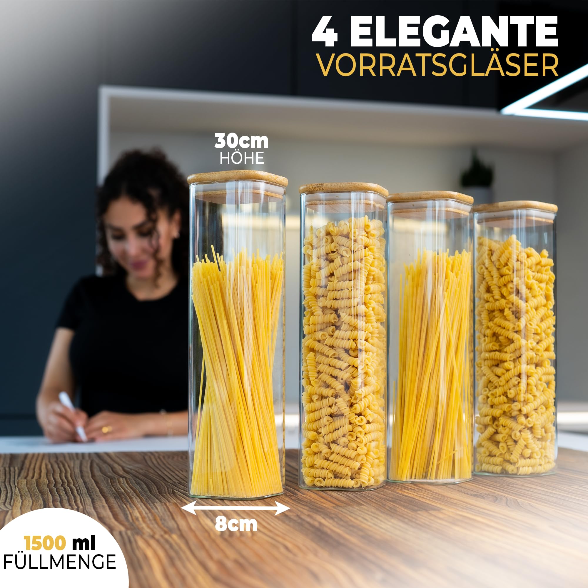 Vierkante voorraaddoos Fresh & Easy met 0,8 liter inhoud kopen
