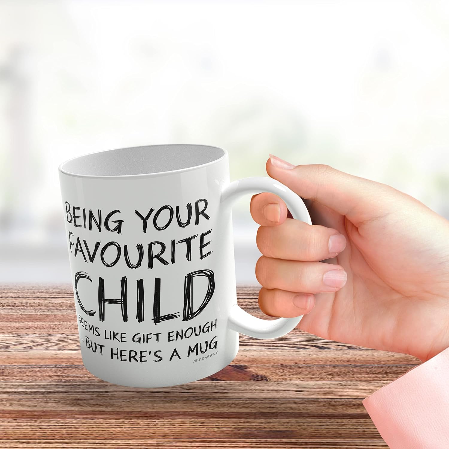 Stuff4 Best Mum & Dad Gifts, Being Your Favourite Child Mug Funny Gag Gift for Christmas Birthday, Valentines - Image 5