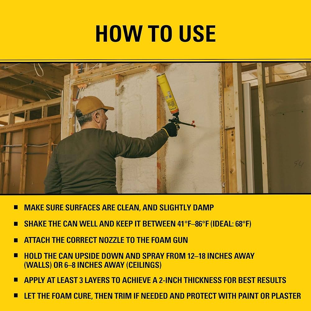Spray Insulation Jacket & Pants サイズS Stanley Supercoat Closed Cell Spray Foam Insulation 6-Pack