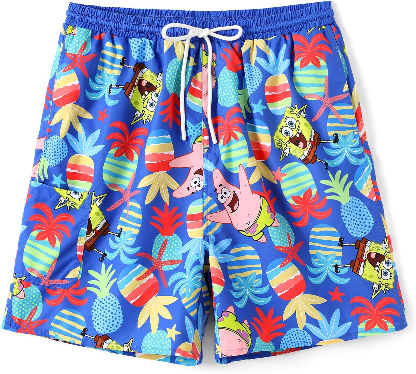 SPONGEBOB SQUAREPANTS Family Matching Swimwear Set, UPF 50+ Quick-Dry Beachwear for Girls，Boys,Women & Men, Multicolor