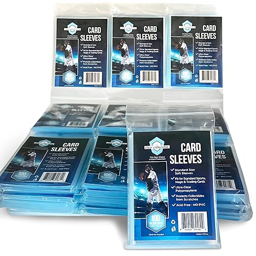 Penny Sleeves for Trading Cards - 3,000 Count - 2-5/8"
