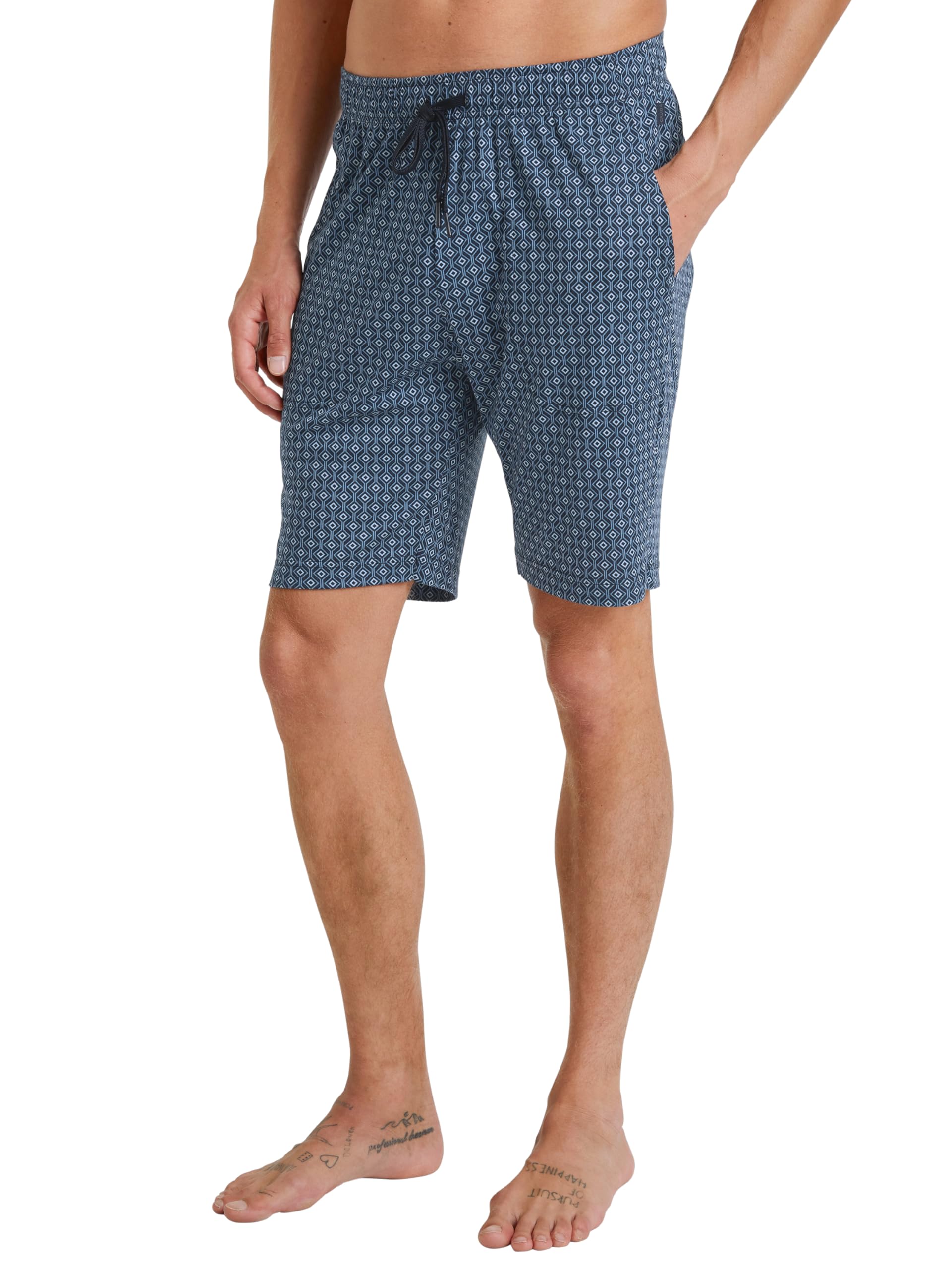 Calida Men's RMX Sleep Shorts, Dark Sapphire, 46-48, Dark Sapphire