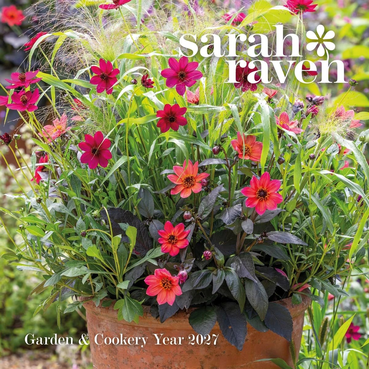 Carousel Worldwide Sarah Raven 2027 Square Wall Calendar, 12-Month Calendar, Garden Design & Flowers