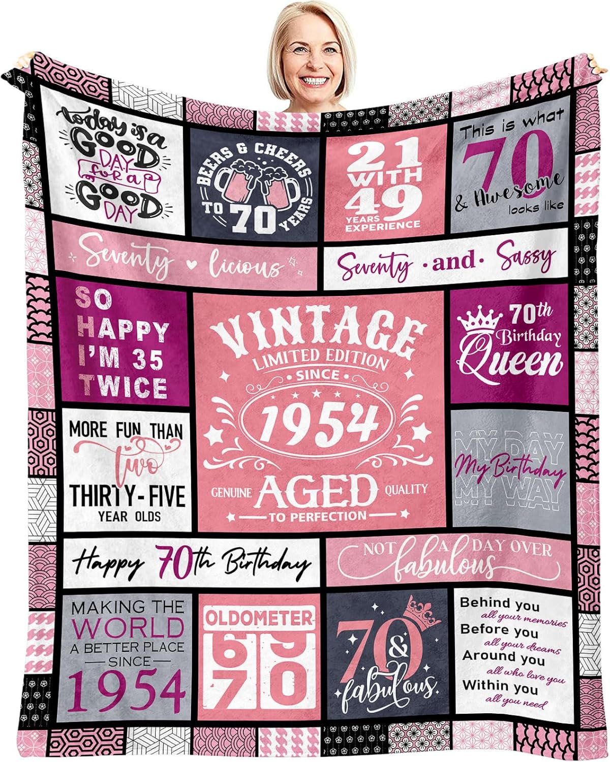 Year Old Woman Birthday Present For 70th Female 70th Birthday