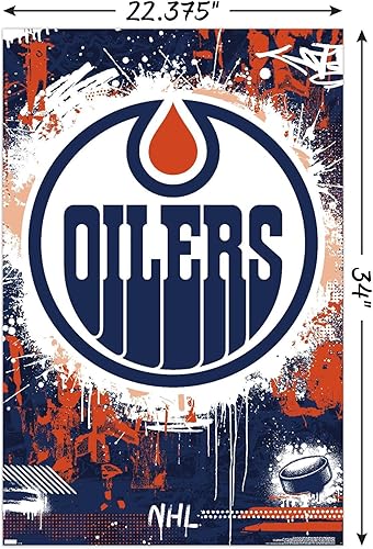 Miniatura 3 de Trends International NHL Edmonton Oilers - Maximalist Logo 23 Wall Poster