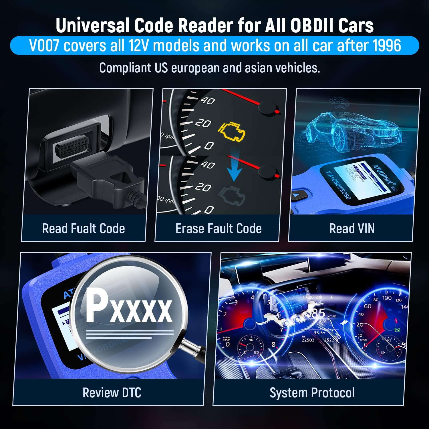 AUTOPHIX V007 compatibility with VW, Audi, Seat, Skoda models
