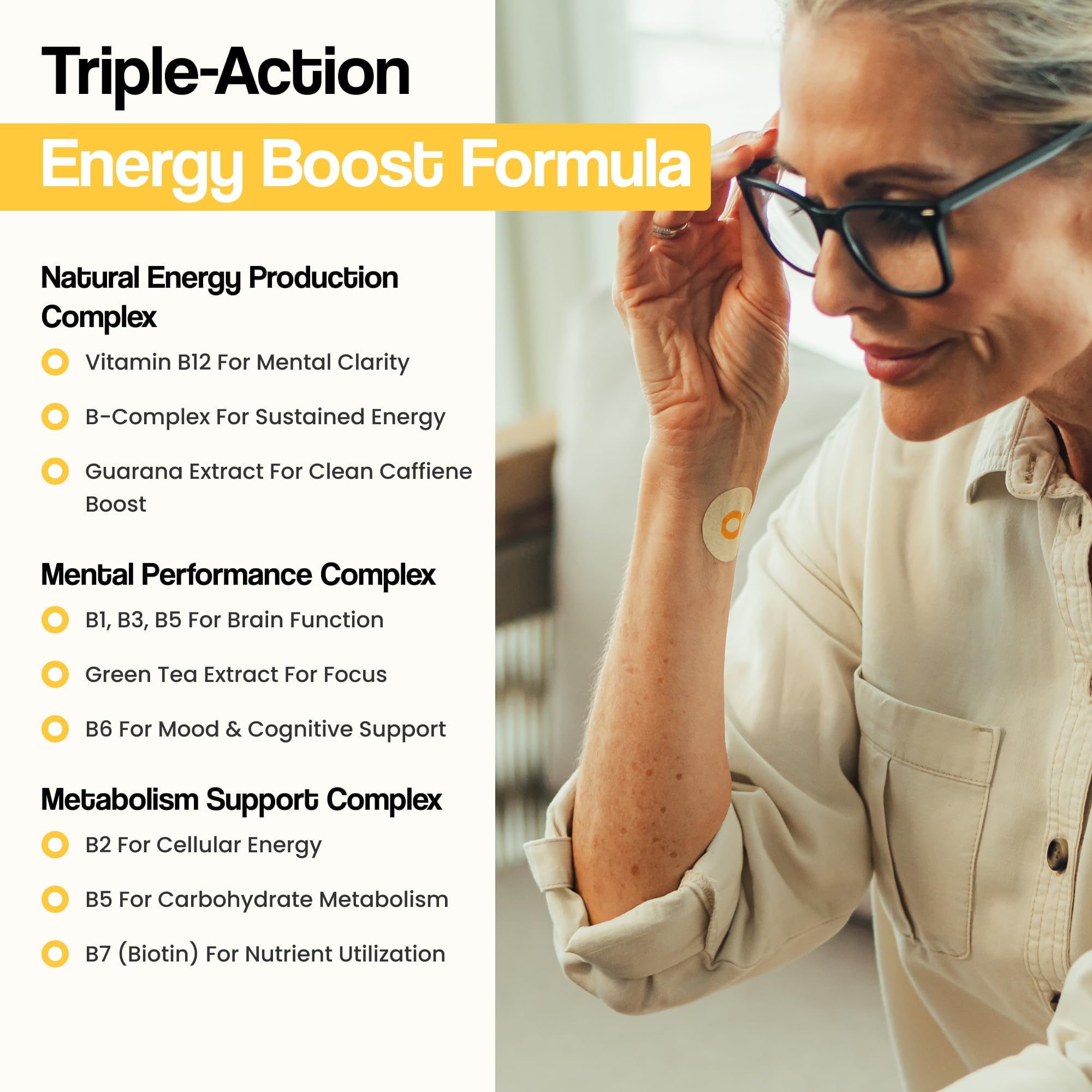 Bioactive Patch Snapklik.com : Vytadose B12+ Energy Patches Complete B-Vitamins ...