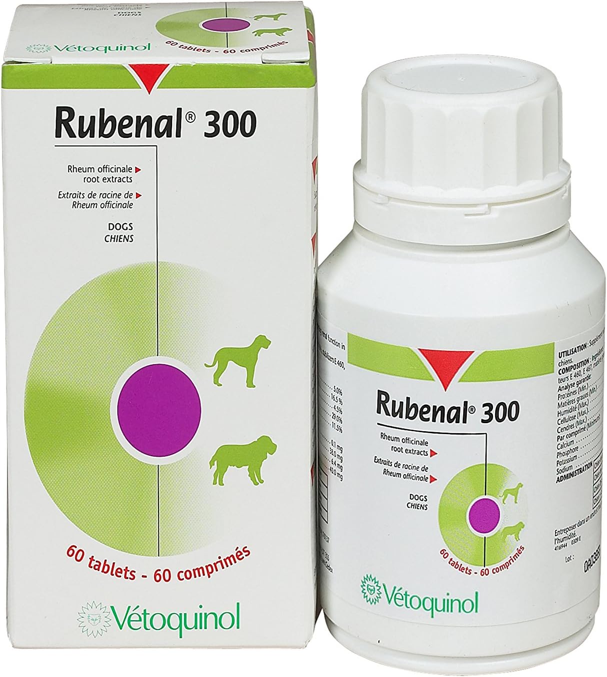 Vetoquinol Rubenal 300 60 Tablets