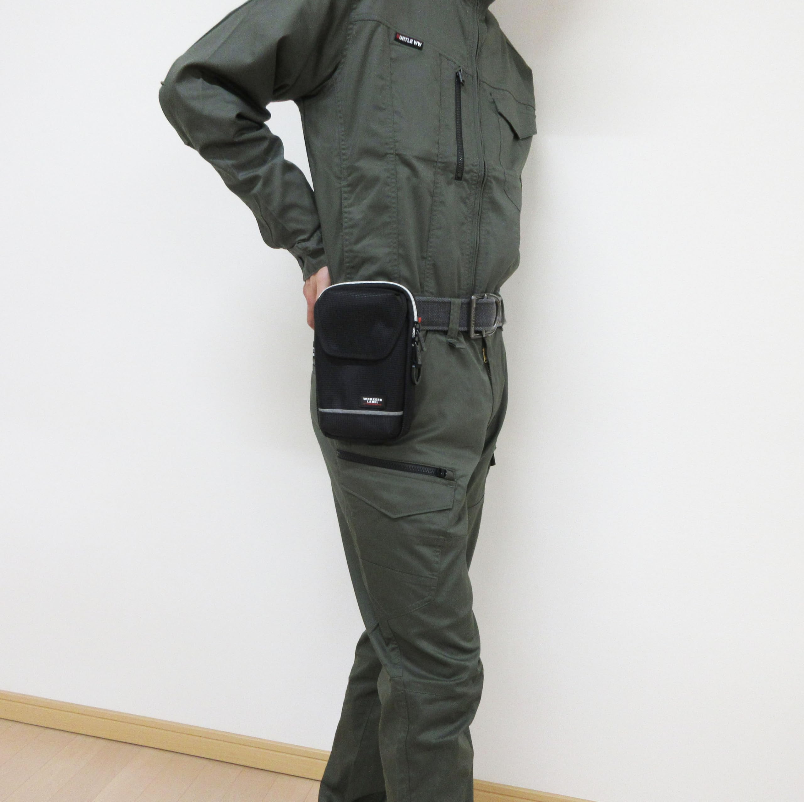 Amazon | ワーカーズレーベル 反射ライン付小物ケース RF-126 | 腰袋・釘袋