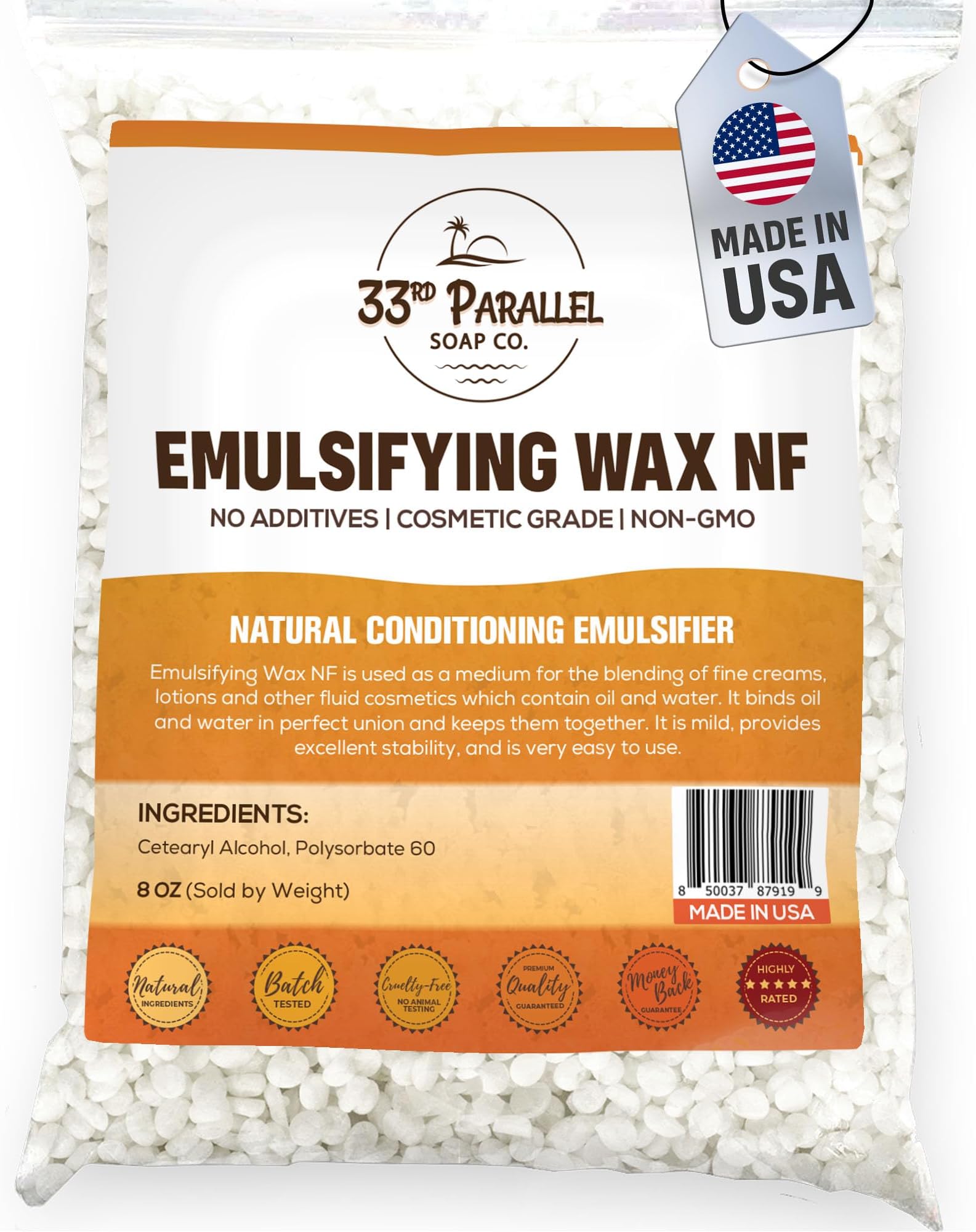 Emulsifying Wax NF (8 OZ)