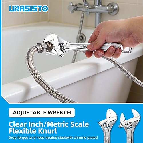 Miniatura 7 de Kit de herramientas de mantenimiento del hogar de 6 piezas para hombres, incluye junta de ranura, nariz larga, corte diagonal, alicates de bloqueo,