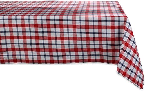 DII Colección de manteles americanos a cuadros para uso diario, comidas de verano, barbacoas, pícnics, entretenimiento en interiores y exteriores,