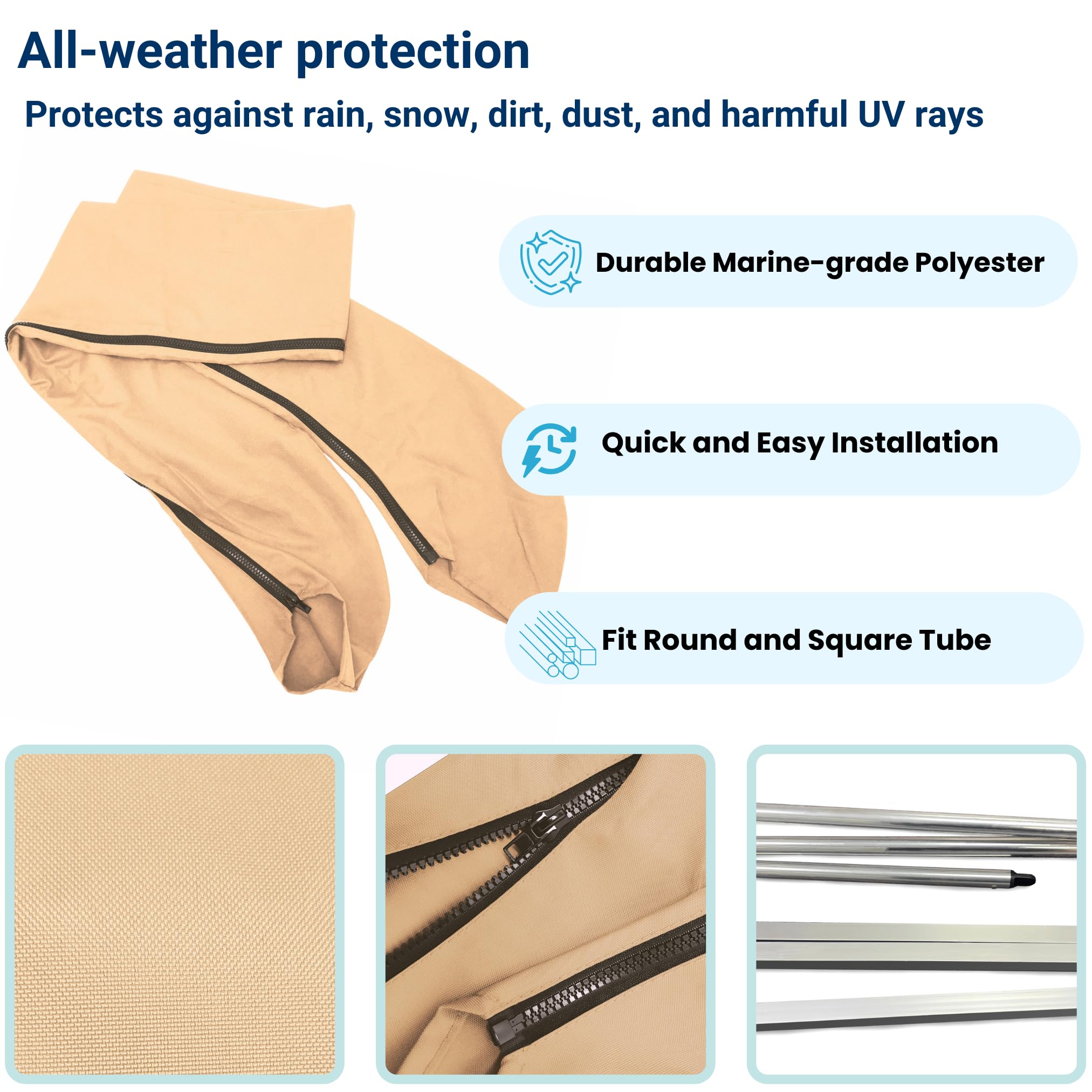 Savvycraft Bimini Top Storage Boot 54