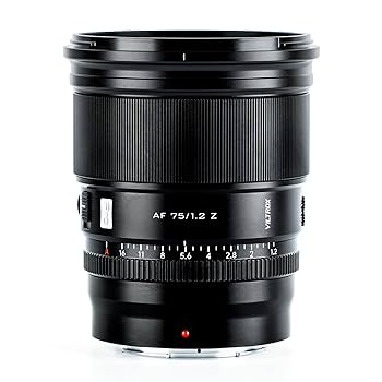 VILTROX AF 75mm f/1.2 レンズ 美品 Viltrox Pro AF 75mm f/1.2 XF Lens for Fujifilm X AF 75/1.2 XF