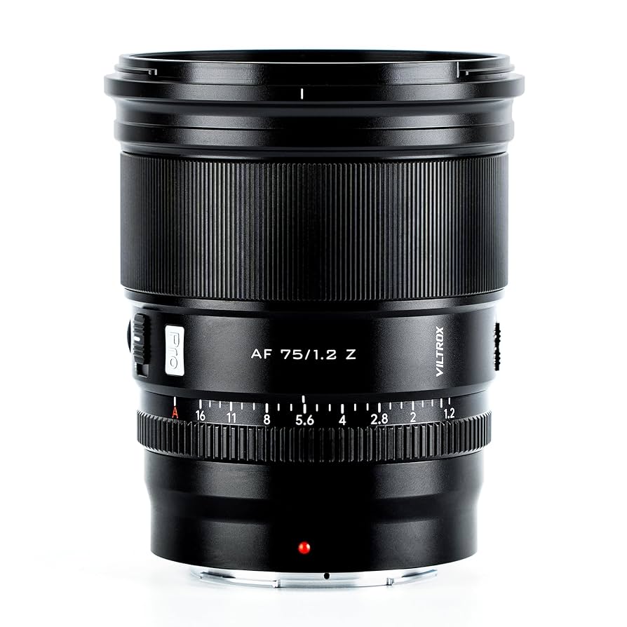 Amazon.com : VILTROX 75mm f/1.2 Z for Nikon Z Mount, Pro AF