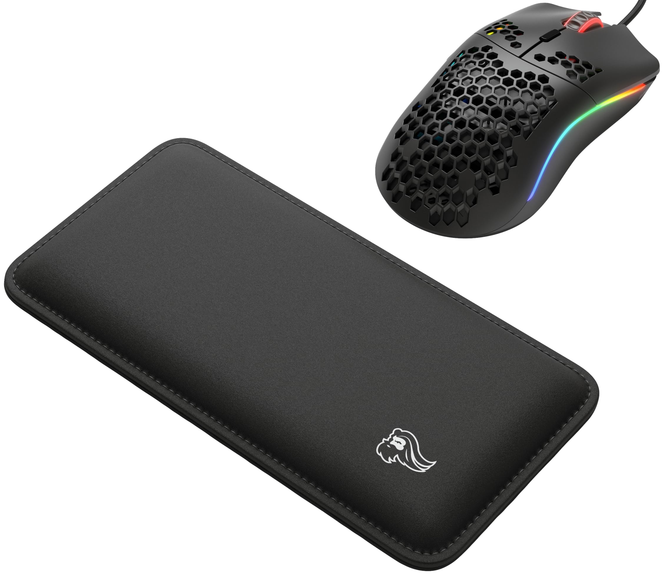 GLORIOUS Padded Poggiapolsi Mouse 17mm (Nero)