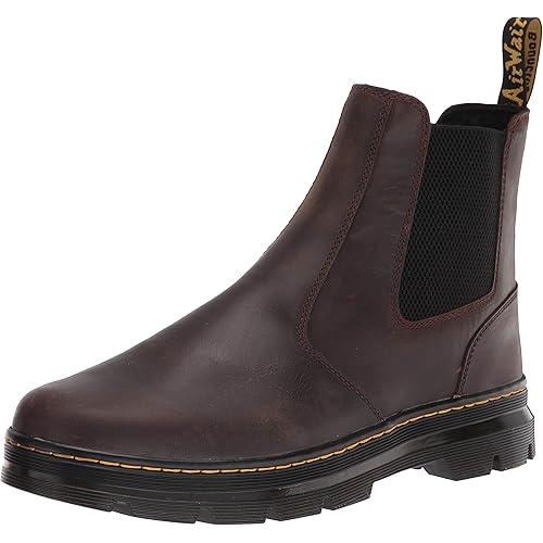 Dr. Martens Unisex-Adult Embury Leather Chelsea Boot